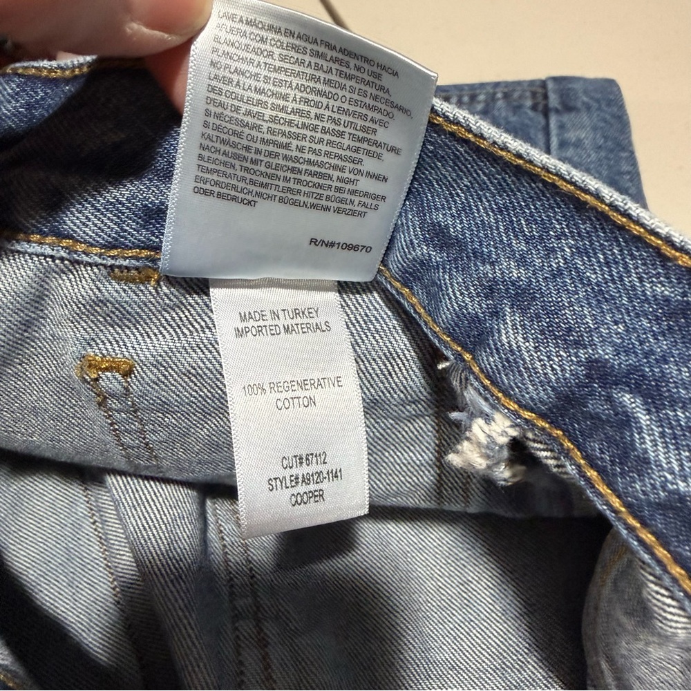 Agolde Cooper Cargo Jeans in Regulation Size 30 A9120-1141 - Picture 7 of 7